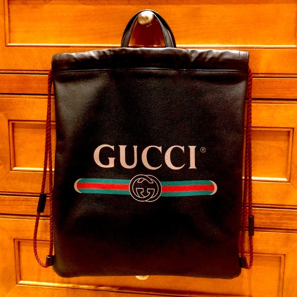 🔥Gucci Unisex Leather backpack🔥 - Picture 2 of 13